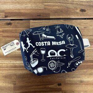 MAPTOTE Costa Mesa California Small Travel Bag Makeup Accessories Made In NY USA